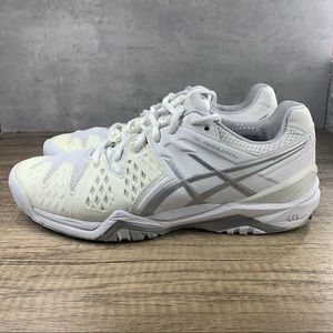 Asics Gel-Resolution 6 Running Shoes~Womens~Size 10~White~Athletic Sneakers